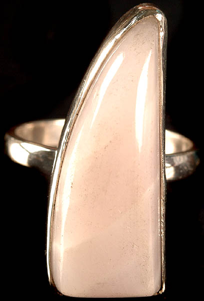 Pink Opal Finger Ring
