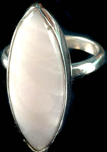 Pink Opal Marquis Finger Ring