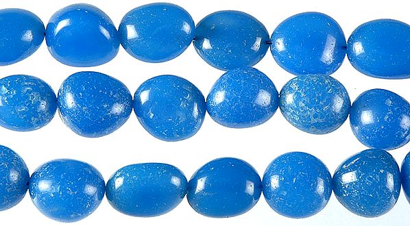 Plain Blue Chalcedony Nuggets