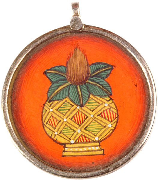 Purnaghata - Auspicious Vase with Coconut (pendant)