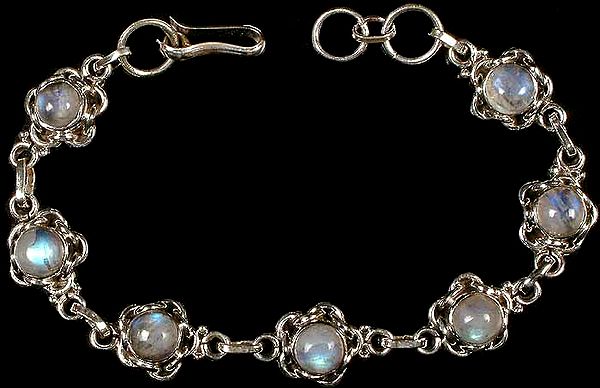 Rainbow Moonstone Bracelet