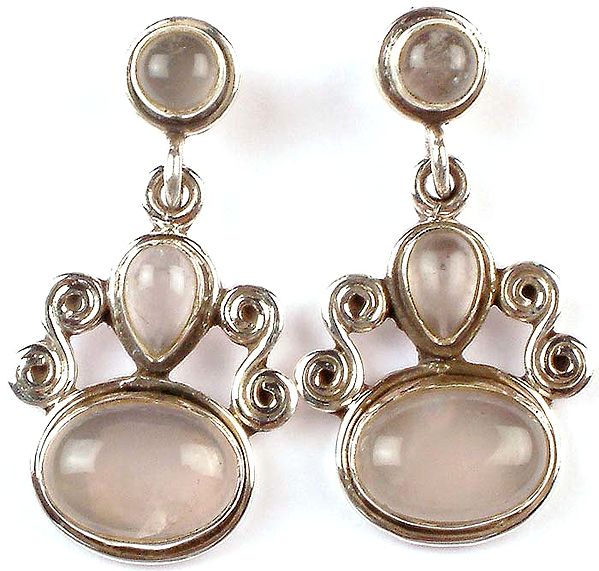 Rose Quartz Earrings