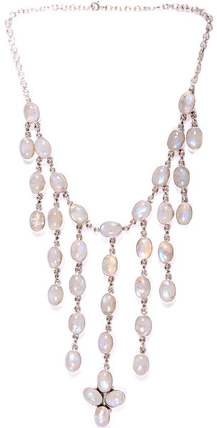 Rainbow Moonstone Necklace