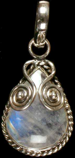 Rainbow Moonstone Pendant