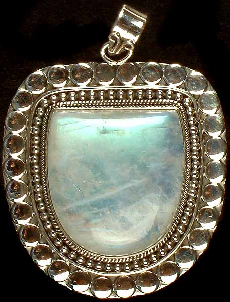 Rainbow Moonstone Pendant