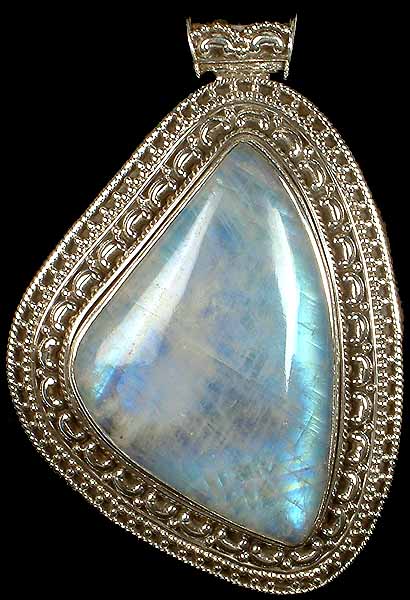 Rainbow Moonstone Pendant