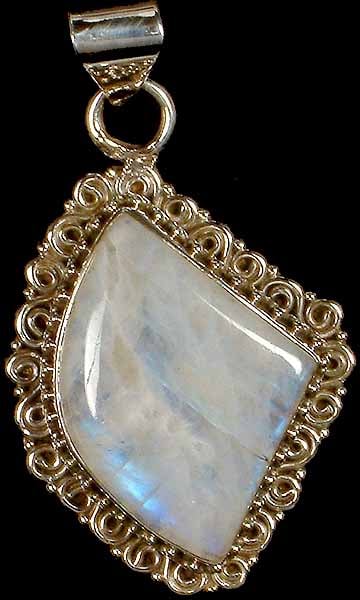 Rainbow Moonstone Pendant