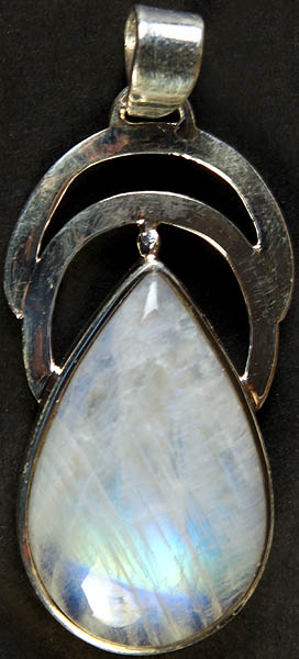 Rainbow Moonstone Pendant
