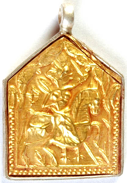 Ramadevaji of Rajasthan Gold Plated Pendant