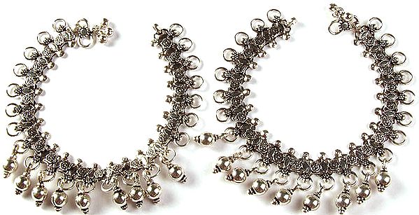 Ratangarhi Anklets with Charms (Price Per Pair)