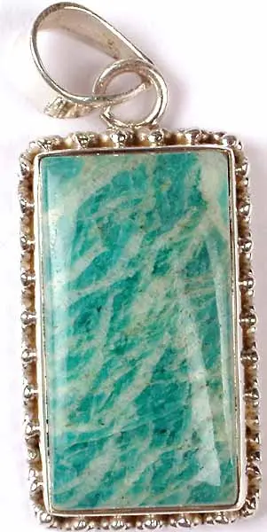 Rectangular Amazonite Pendant