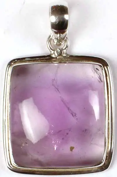 Rectangular Amethyst Pendant