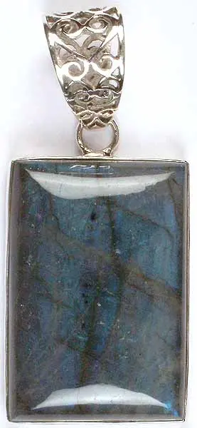 Rectangular Labradorite Pendant