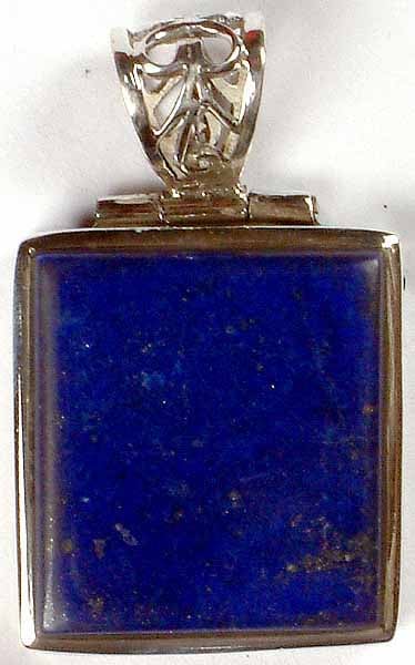 Rectangular Lapis Lazuli Pendant