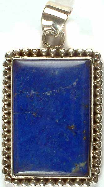 Rectangular Lapis Lazuli Pendant