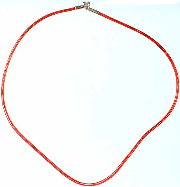 Red Cord to Hang Your Pendants on with Sterling Closure
