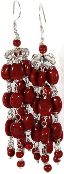 Redstone Chandelier Earrings