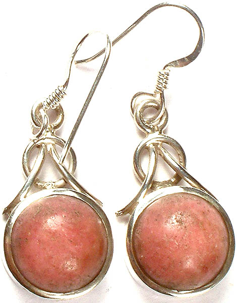 Rhodochrosite Earrings