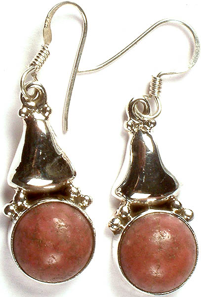 Rhodochrosite Earrings