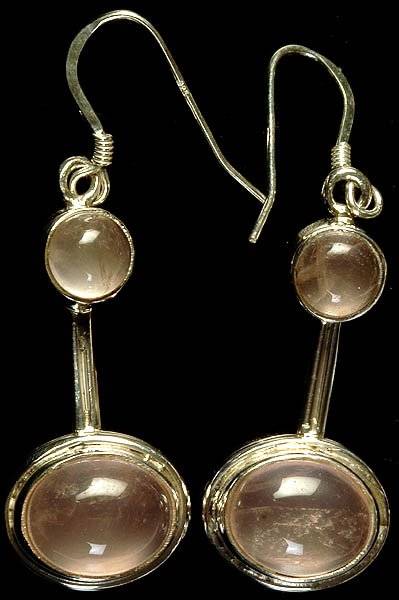 Rose Quartz Earrings