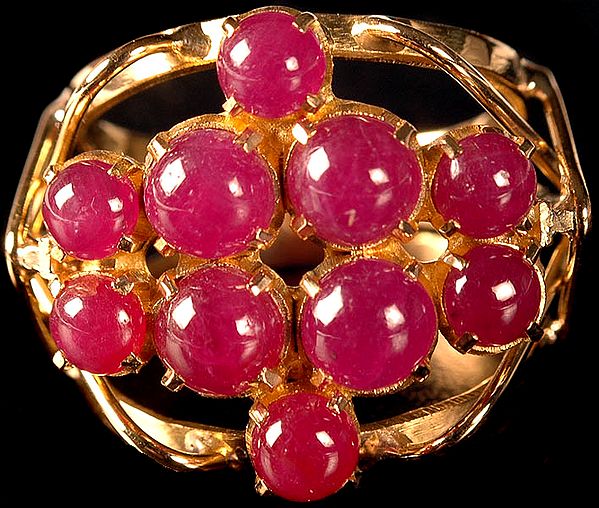 Ruby Handcrafted Finger Ring