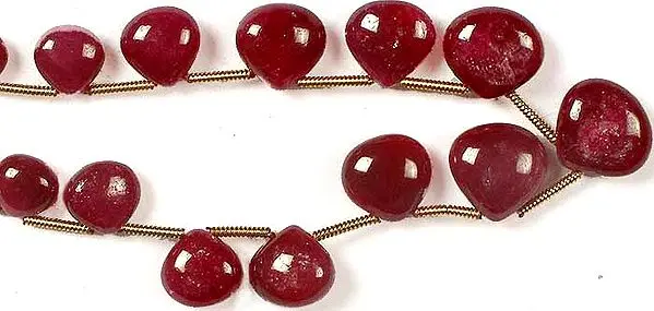 Ruby Plain Briolette