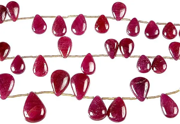 Ruby Plain Briolette