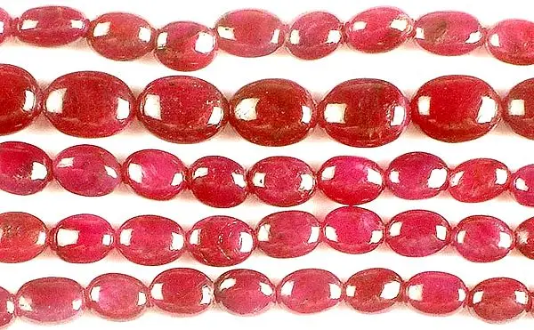 Ruby Plain Ovals