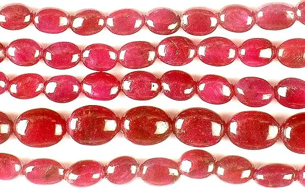 Ruby Plain Ovals