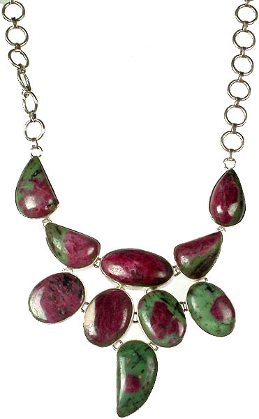 Ruby Zoisite Necklace