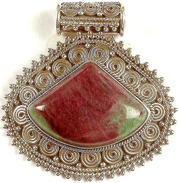 Ruby Zoisite Pendant