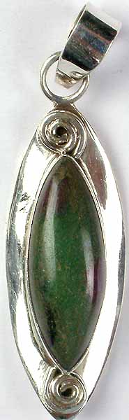 Ruby Zoisite Pointed Oval