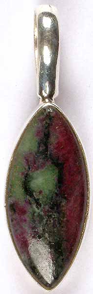 Ruby Zoisite Pointed Oval