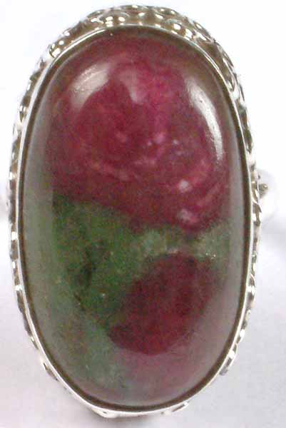Ruby Zoisite Ring