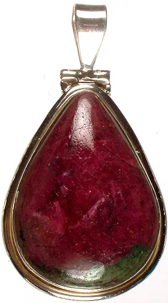 Ruby Zoisite Teardrop