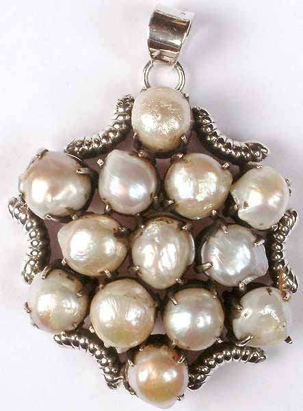 Rugged Pearl Pendant