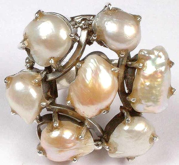 Rugged Pearl Ring