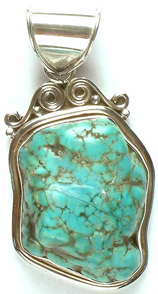 Rugged Turquoise Pendant