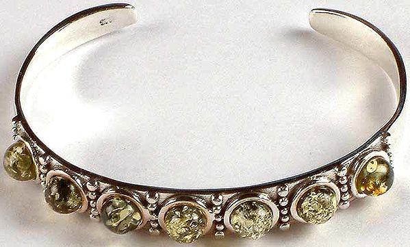 Seven Stone Amber Bracelet