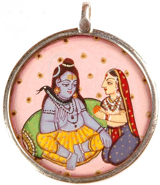 Shiva Parvati Pendant
