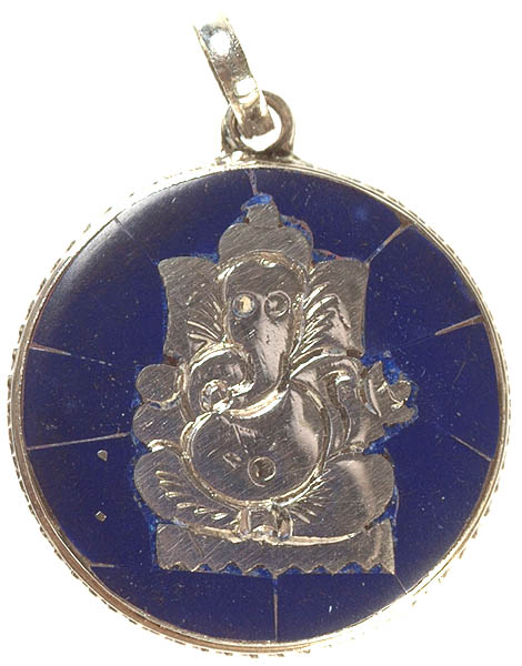 Shri Ganesha Inlay Pendant