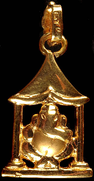 Temple Ganesha Pendant