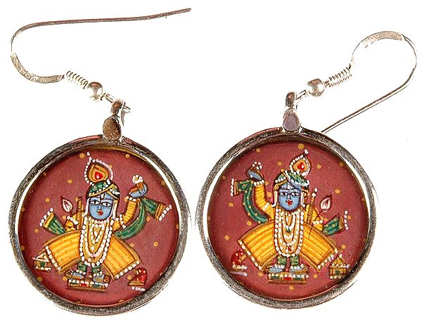 Shrinathji (Krishna) Earrings