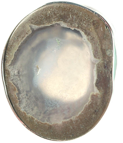 Sponge Opal Oval Finger Ring
