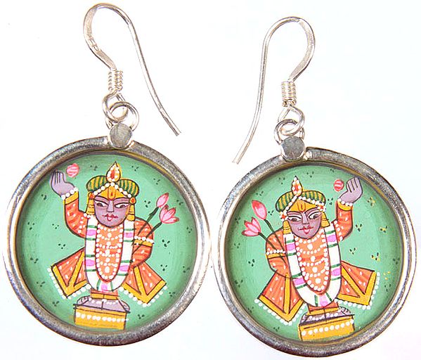 Sri Nath Ji (Krishna) Earrings