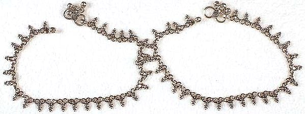 Sterling Anklets from Rajasthan