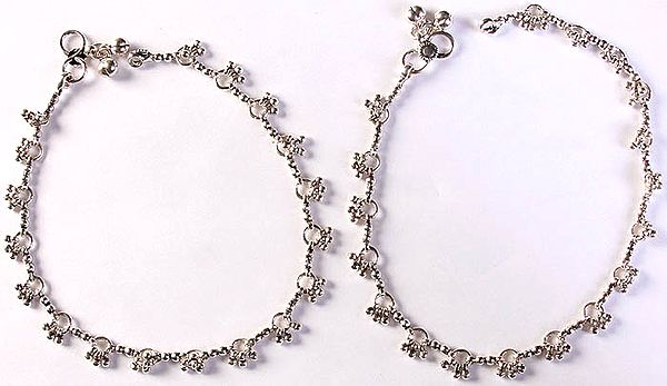 Sterling Anklets (Price Per Pair)