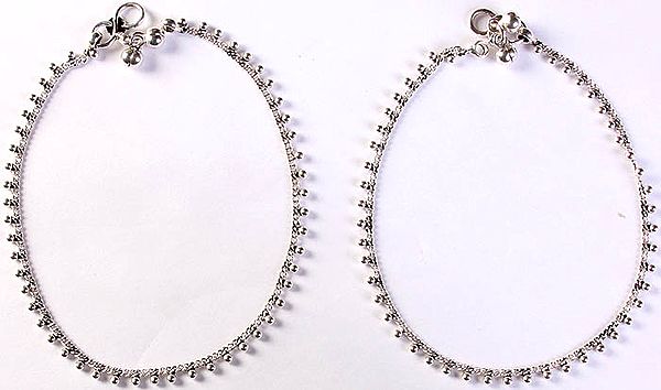 Sterling Anklets (Price Per Pair)