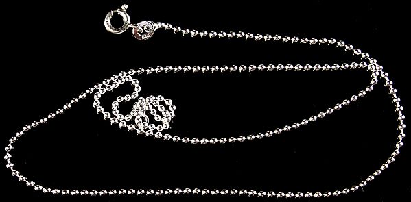 Sterling Balls Chain Necklace
