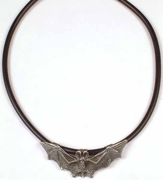 Sterling Bat Necklace